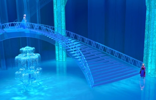 アナと雪の女王 に夢の階段 竹橋ガイド パレスサイドビル