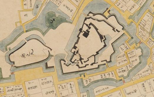 最古の江戸城の図面 | 竹橋ガイド | パレスサイドビル