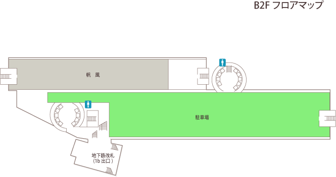 B2階フロアマップ